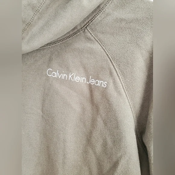 Calvin klein army green cowl neck pullover. Womens medium. VGUC - Picture 4 of 7